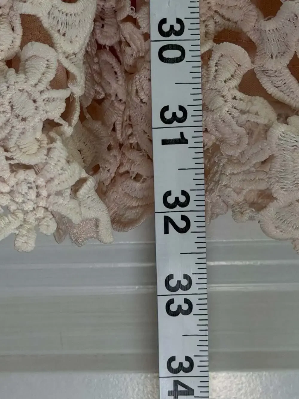 Lulus Love Poem Blush Pink Lace Halter Mini Dress Size Medium - Picture 4 of 9